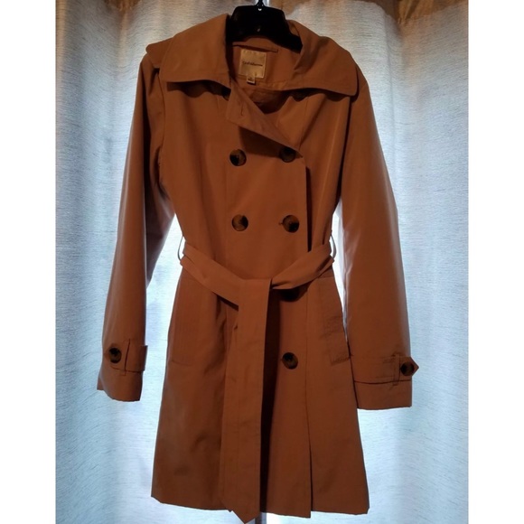 Beige Belted Trench Jacket - Picture 1 of 2